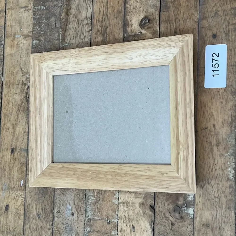 Wooden Picture Frame 4.5 in x 6.5 in Light Natural Colored Minimalist Modern